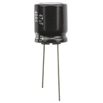 Panasonic 47μF Aluminium Electrolytic Capacitor 400V dc, Radial, Through Hole - EEUED2G470S