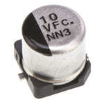 Panasonic 10μF Electrolytic Capacitor 35V dc, Surface Mount - EEEFC1V100R