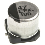 Panasonic 47μF Aluminium Electrolytic Capacitor 25V dc, Surface Mount - EEEFK1E470P