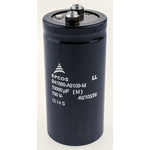 EPCOS 10000μF Aluminium Electrolytic Capacitor 100V dc, Screw Terminal - B41560A9109M