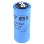 Vishay 10000μF Aluminium Electrolytic Capacitor 63V dc, Screw Terminal - MAL210118103E3
