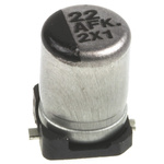 Panasonic 22μF Aluminium Electrolytic Capacitor 10V dc, Surface Mount - EEEFK1A220R