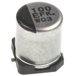 Panasonic 100μF Aluminium Electrolytic Capacitor 25V dc, Surface Mount - EEEFK1E101XP