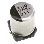 Panasonic 100μF Aluminium Electrolytic Capacitor 35V dc, Surface Mount - EEEFK1V101XP