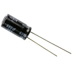 Panasonic 680μF Aluminium Electrolytic Capacitor 16V dc, Radial, Through Hole - EEUFR1C681L