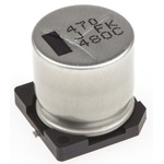 Panasonic 470μF Aluminium Electrolytic Capacitor 63V dc, Surface Mount - EEVFK1J471M