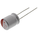 Nichicon 100μF Polymer Aluminium Solid Electrolytic Capacitor 20V dc, Radial, Through Hole - RNS1D101MDN1PH