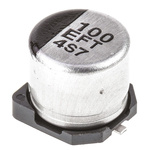 Panasonic 100μF Aluminium Electrolytic Capacitor 25V dc, Surface Mount - EEEFT1E101AP