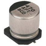 Panasonic 1000μF Aluminium Electrolytic Capacitor 10V dc, Surface Mount - EEEFT1A102AP