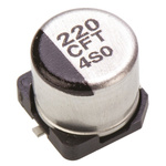 Panasonic 220μF Aluminium Electrolytic Capacitor 16V dc, Surface Mount - EEEFT1C221AP