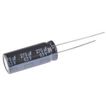 Panasonic 270μF Aluminium Electrolytic Capacitor 63V dc, Radial, Through Hole - EEUFR1J271L