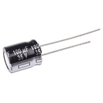 Panasonic 100μF Aluminium Electrolytic Capacitor 35V dc, Radial, Through Hole - EEUTA1V101