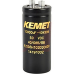 KEMET 10000μF Aluminium Electrolytic Capacitor 50V dc, Screw Terminal - ALS36H103D3C050
