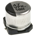 Panasonic 47μF Aluminium Electrolytic Capacitor 35V dc, Surface Mount - EEEFK1V470AP