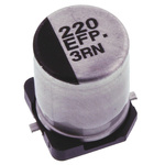 Panasonic 220μF Aluminium Electrolytic Capacitor 25V dc, Surface Mount - EEEFP1E221AP