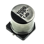 Panasonic 1000μF Aluminium Electrolytic Capacitor 10V dc, Surface Mount - EEEFP1A102AP