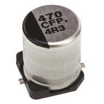 Panasonic 470μF Aluminium Electrolytic Capacitor 16V dc, Surface Mount - EEEFP1C471AP