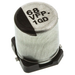 Panasonic 68μF Aluminium Electrolytic Capacitor 35V dc, Surface Mount - EEEFPV680XAP