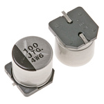 Panasonic 100μF Aluminium Electrolytic Capacitor 63V dc, Surface Mount - EEETG1J101UP
