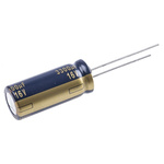 Panasonic 3300μF Aluminium Electrolytic Capacitor 16V dc, Radial, Through Hole - EEUFK1C332L