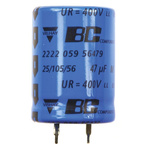 Vishay 47μF Aluminium Electrolytic Capacitor 400V dc, Snap-In - MAL205956479E3