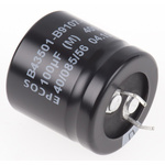 EPCOS 100μF Aluminium Electrolytic Capacitor 400V dc, Snap-In - B43501B9107M
