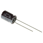 Nichicon 220μF Aluminium Electrolytic Capacitor 16V dc, Radial, Through Hole - UPS1C221MPD