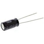 Nichicon 220μF Aluminium Electrolytic Capacitor 25V dc, Radial, Through Hole - UPM1E221MPD