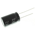 Panasonic 47μF Electrolytic Capacitor 350V dc, Through Hole - EEUED2V470