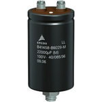 EPCOS 22000μF Aluminium Electrolytic Capacitor 100V dc, Stud Mount - B41458B9229M000