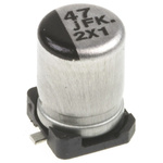 Panasonic 47μF Aluminium Electrolytic Capacitor 6.3V dc, Surface Mount - EEEFK0J470UR