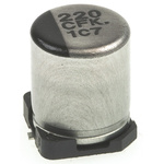 Panasonic 220μF Aluminium Electrolytic Capacitor 16V dc, Surface Mount - EEEFK1C221XP