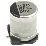 Panasonic 330μF Aluminium Electrolytic Capacitor 25V dc, Surface Mount - EEEFK1E331P