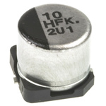 Panasonic 10μF Aluminium Electrolytic Capacitor 50V dc, Surface Mount - EEEFK1H100P