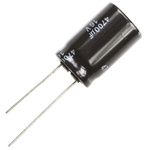 Panasonic 4700μF Aluminium Electrolytic Capacitor 16V dc, Radial, Through Hole - EEUFR1C472