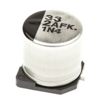 Panasonic 33μF Aluminium Electrolytic Capacitor 100V dc, Surface Mount - EEEFK2A330P