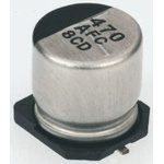 Panasonic 100μF Electrolytic Capacitor 6.3V dc, Surface Mount - EEEFC0J101AP