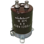 Nichicon 1800μF Aluminium Electrolytic Capacitor 400V dc, Screw Terminal - LQR2G182MSEF
