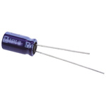 Panasonic 100μF Aluminium Electrolytic Capacitor 25V dc, Radial, Through Hole - ECA1EM101
