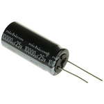 Nichicon 10000μF Aluminium Electrolytic Capacitor 25V dc, Radial, Through Hole - UVY1E103MHD