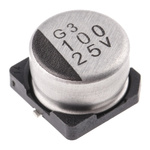 Nichicon 100μF Aluminium Electrolytic Capacitor 25V dc, Surface Mount - UWX1E101MCL1GB