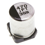 Panasonic 470μF Aluminium Electrolytic Capacitor 6.3V dc, Surface Mount - EEEFTJ471XAP