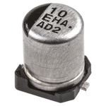 Panasonic 10μF Electrolytic Capacitor 25V dc, Surface Mount - EEEHA1E100WR