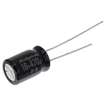 Rubycon 470μF Aluminium Electrolytic Capacitor 16V dc, Radial, Through Hole - 16PK470MEFC8X11.5