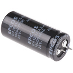EPCOS 15000μF Aluminium Electrolytic Capacitor 25V dc, Snap-In - B41231A5159M000