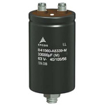 EPCOS 4700μF Electrolytic Capacitor 100V dc, Chassis Mount - B41580A9478M000