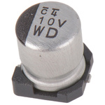 Nichicon 10μF Aluminium Electrolytic Capacitor 35V dc, Surface Mount - UWD1V100MCL1GS