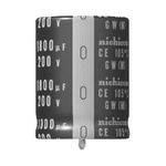 Nichicon 1500μF Aluminium Electrolytic Capacitor 200V dc, Snap-In - LGW2D152MELC35