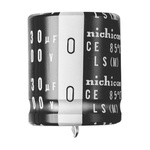 Nichicon 2200μF Aluminium Electrolytic Capacitor 200V dc, Snap-In - LLS2D222MELC