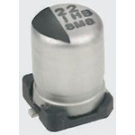 Panasonic Aluminium Electrolytic Capacitor 100μF 25V dc 8mm HB Series, Surface Mount Electrolytic, ±20%